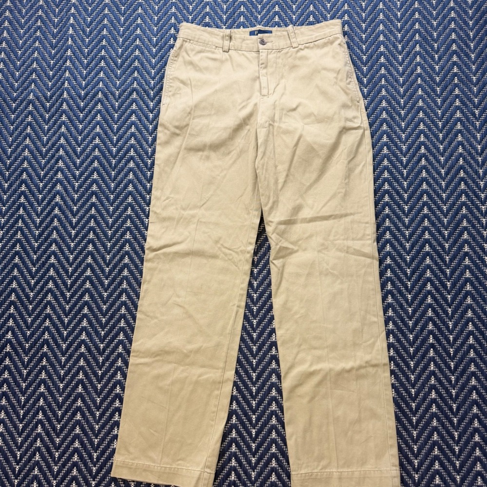 Polo Ralph Lauren Chino Pants Boys Size 16 Tan Khaki Cotton Twill Straight Leg